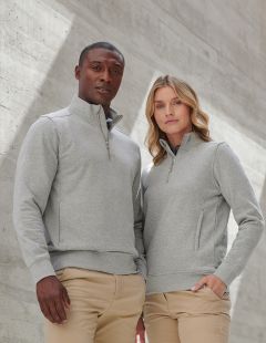 REGULAR FIT ARUNDEL 1/4 ZIP SWEATER
