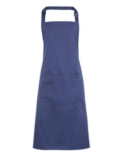 COLOURS COLLECTION BIB APRON WITH POCKET